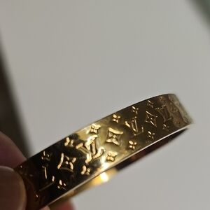 Louis Vuitton Gold Monogram Bracelet